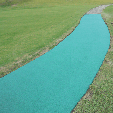 兵庫県神戸カントリー倶楽部ゴムチップ舗装