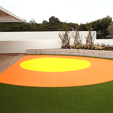 大阪府立母子保健センターゴムチップ舗装