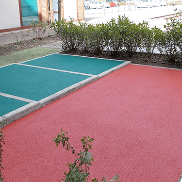 兵庫県立西播磨総合リハビリテーションセンターゴムチップ舗装