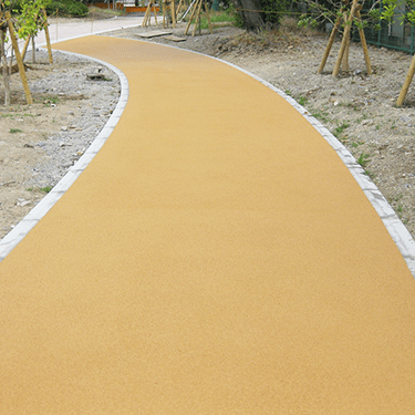 和歌山県紀三井寺総合運動公園歩道ゴムチップ舗装