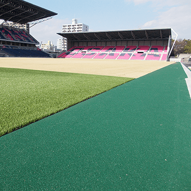 大阪府大阪市長居公園ヨドコウ桜スタジアム (球技場)ゴムチップ舗装